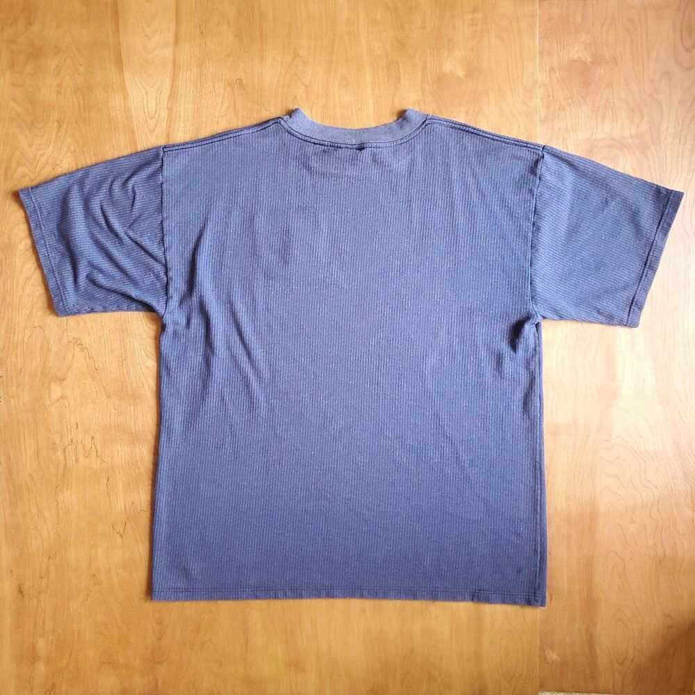 Vintage Yellowstone National Park  T Shirt Mens 3X (Fits XL) Blue Stripe Elk - Picture 4 of 8